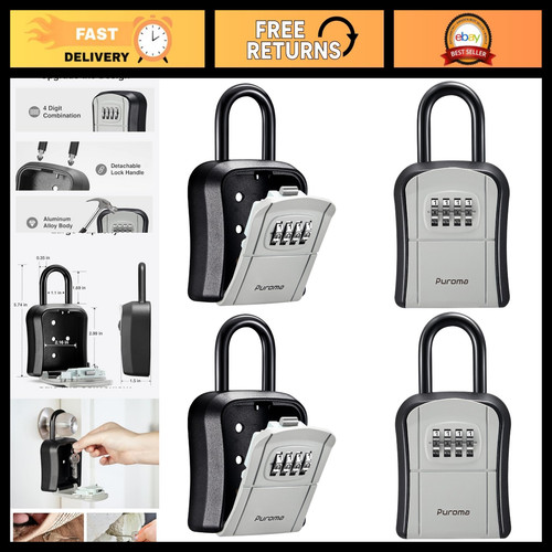 Outdoor key lock box - key, digit