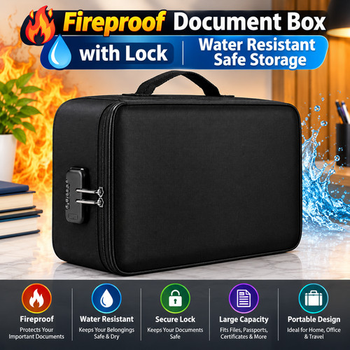 Fireproof document box - fireproof,