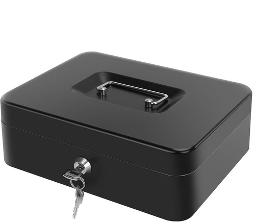 Cash box with - box, tray